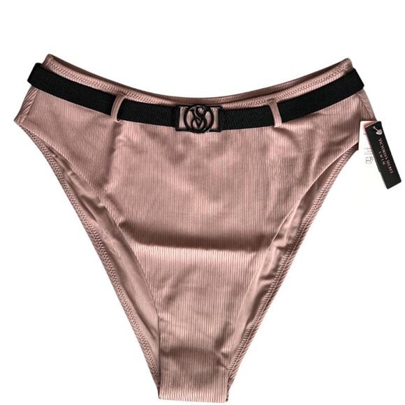 VICTORIA'S SECRET SWIM Ribbed Bikini Top and Bottom Set, Medium SRP: $100 - Picture 5 of 12